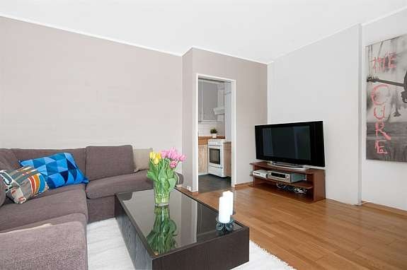 Stue mot kjøkken Galleribilde