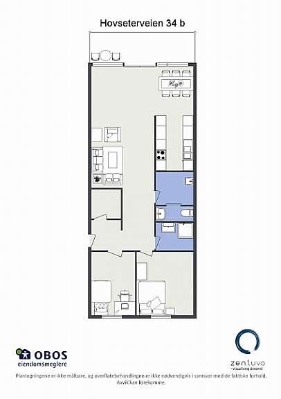 plantegning Galleribilde