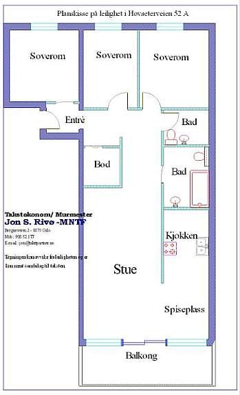 Plantegning Galleribilde