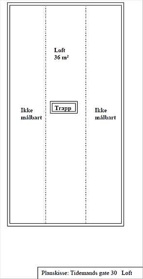 Planskisse loft Galleribilde