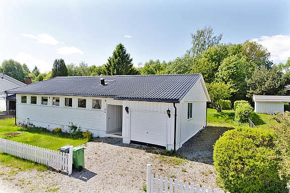 Boligen med fasade mot øst. Galleribilde