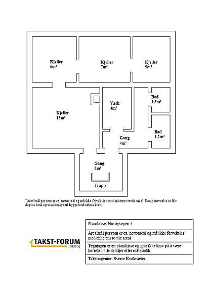 Plantegning kjeller Galleribilde