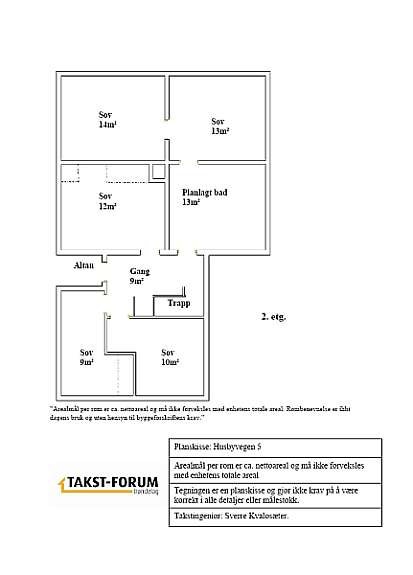 Plantegning 2. etasje Galleribilde