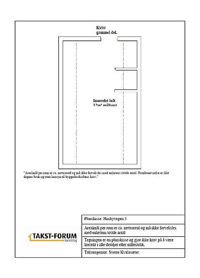 Plantegning Loft Galleribilde