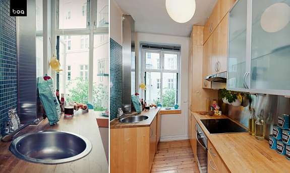 Kjøkken fra 2004 - Bjørk - Mosaikk - Heltre benk Galleribilde