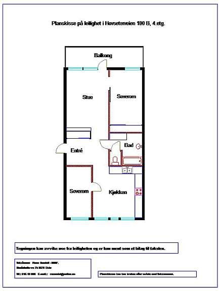 Plantegning Galleribilde