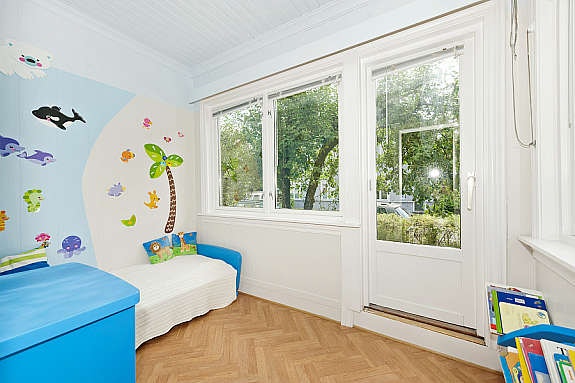 'Verandarom' som brukes som soverom Galleribilde