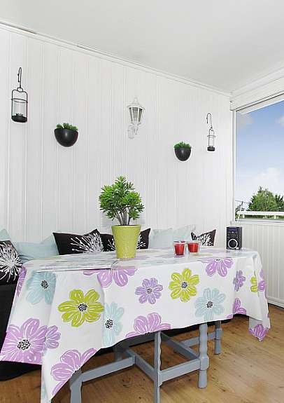 Koselig balkong. Galleribilde