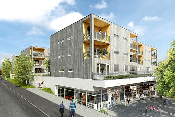 Fasade hus 3 Galleribilde