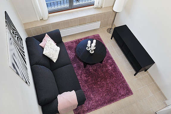 Fin sofa sett fra hems Galleribilde