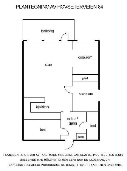 Plantegning Galleribilde