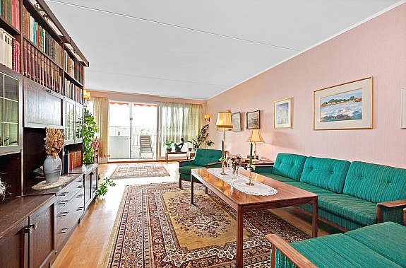 Stor og lys stue Galleribilde