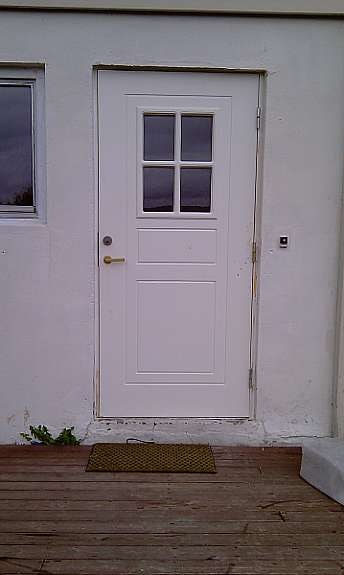 Ny inngangsdør. Galleribilde