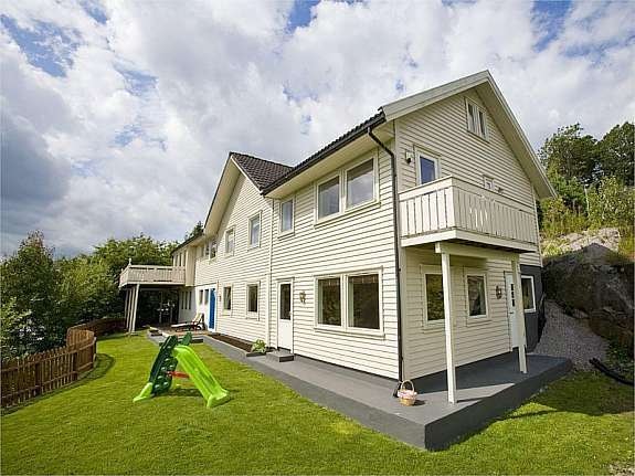 Hus fasade. Galleribilde