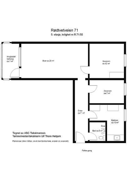 Rødtvetveien 71_5.etg. leil.nr.R.71_55_ca. 65 m2 BRA Galleribilde