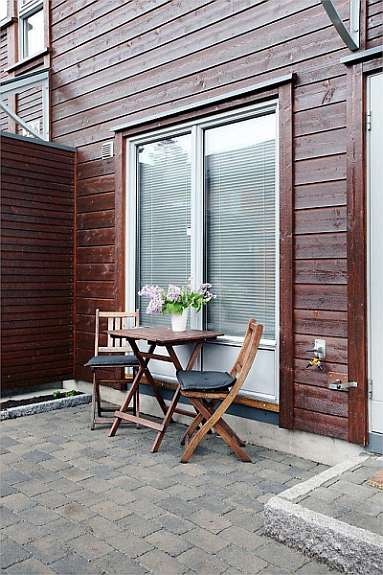 Inngangsparti m/flott belegningssten Galleribilde