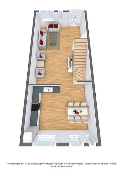 Planskisse - 1. etg. - ikke målbar Galleribilde