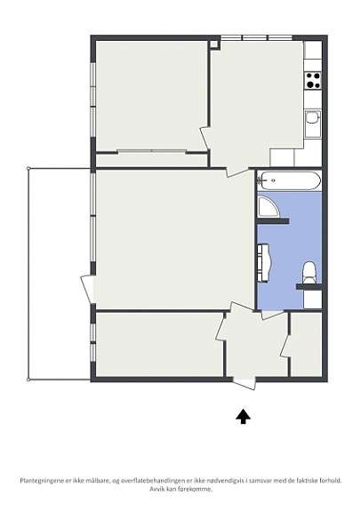 Plantegning 3D Galleribilde
