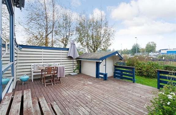 Stor terrasse Galleribilde