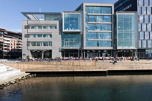 Stemningsbilde fra Tjuvholmen. Galleribilde