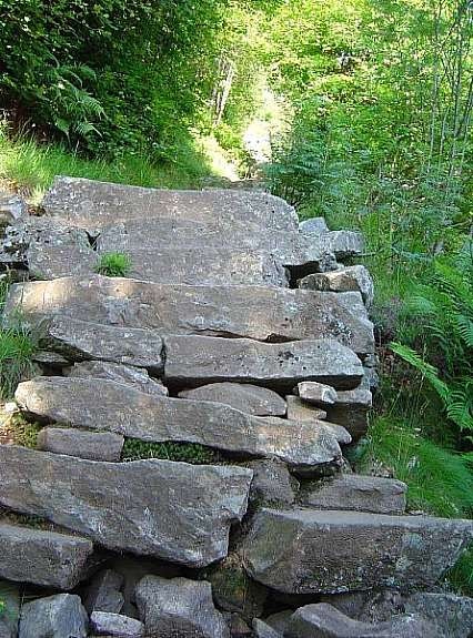 De velkjente trappene opp Stoltzen er ikke langt unna om man ønsker en ordentlig Galleribilde
