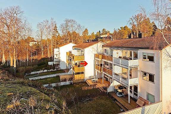 Her kan du trygt slippe barna ut i hagen. Galleribilde