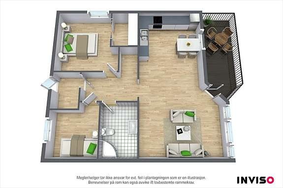 Planskisse Galleribilde