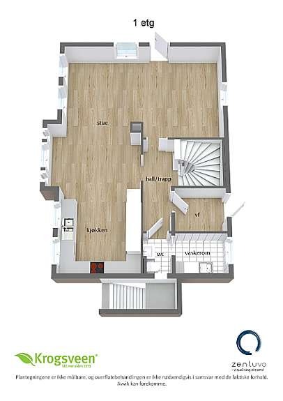 Planskisse 1.etasje Galleribilde