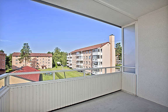 Balkong fra sommertid Galleribilde