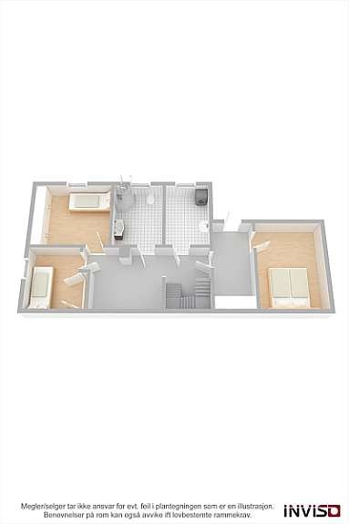 3D-plantegning Galleribilde