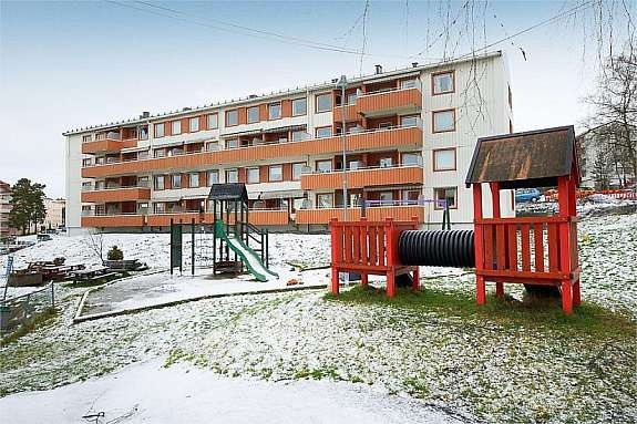 Grøntområder på fellesarealene. Galleribilde