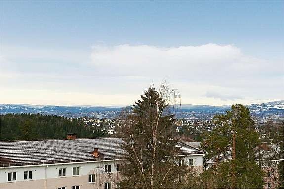 Pen utsikt fra leiligheten Galleribilde