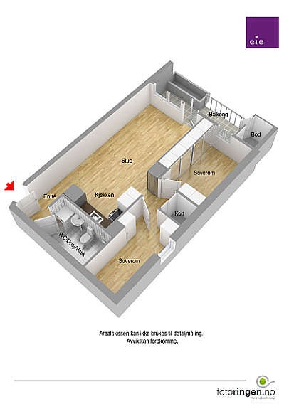 Plantegning Galleribilde