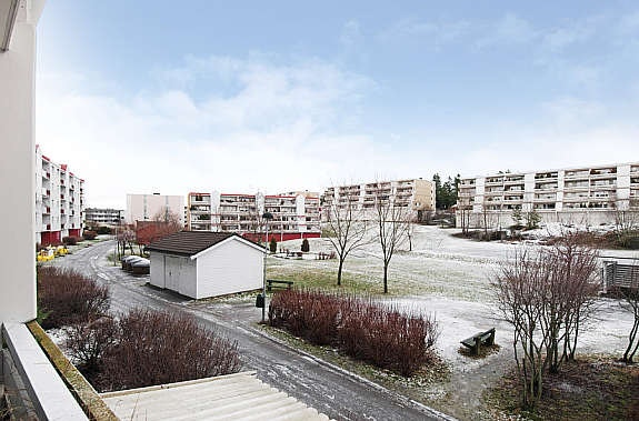 Utsyn fra balkong Galleribilde