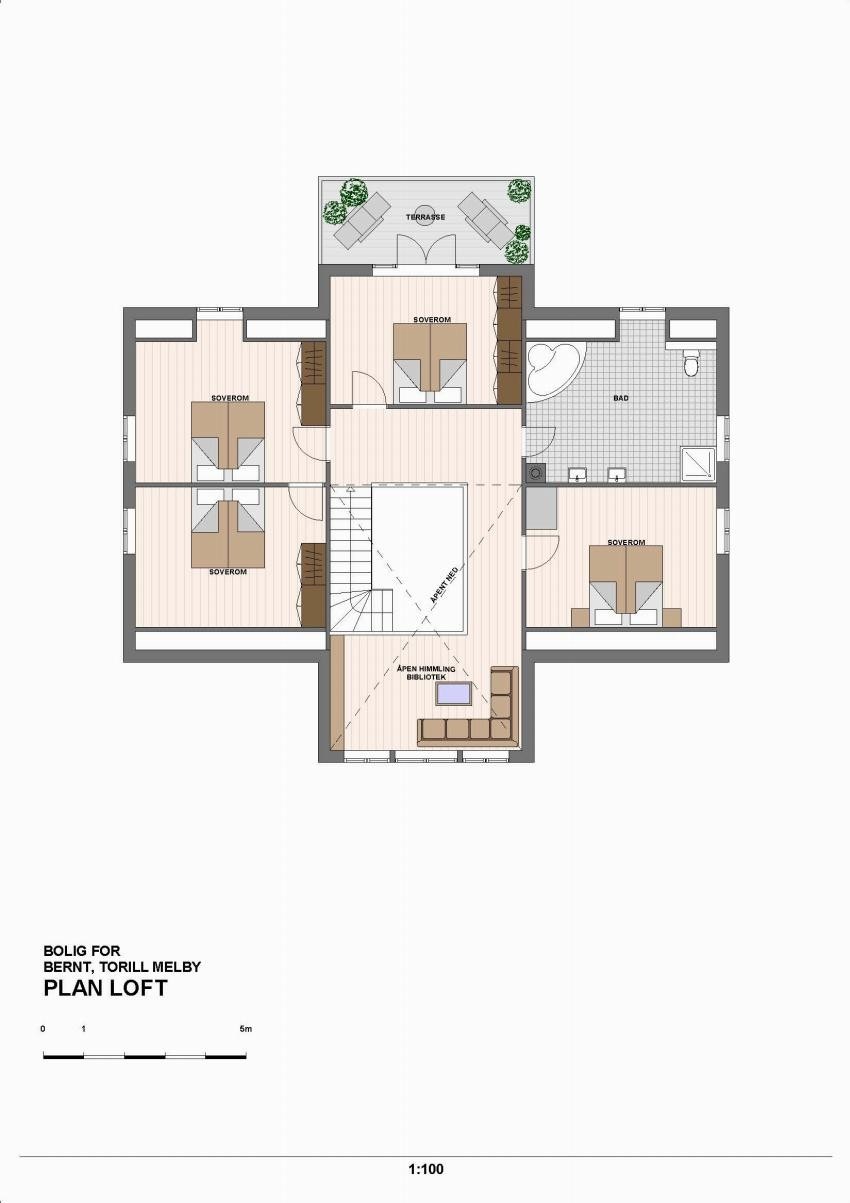Planløsning 2. etg Galleribilde