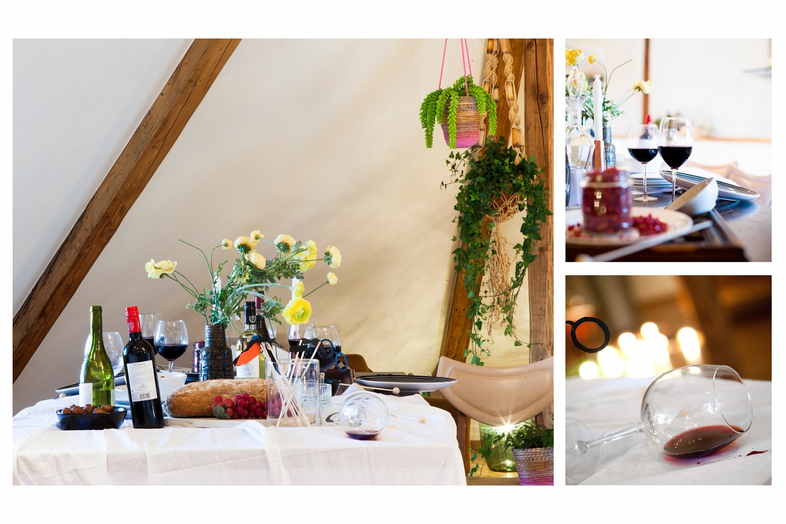 Her kommer lykken: En plante ned fra taket. Galleribilde