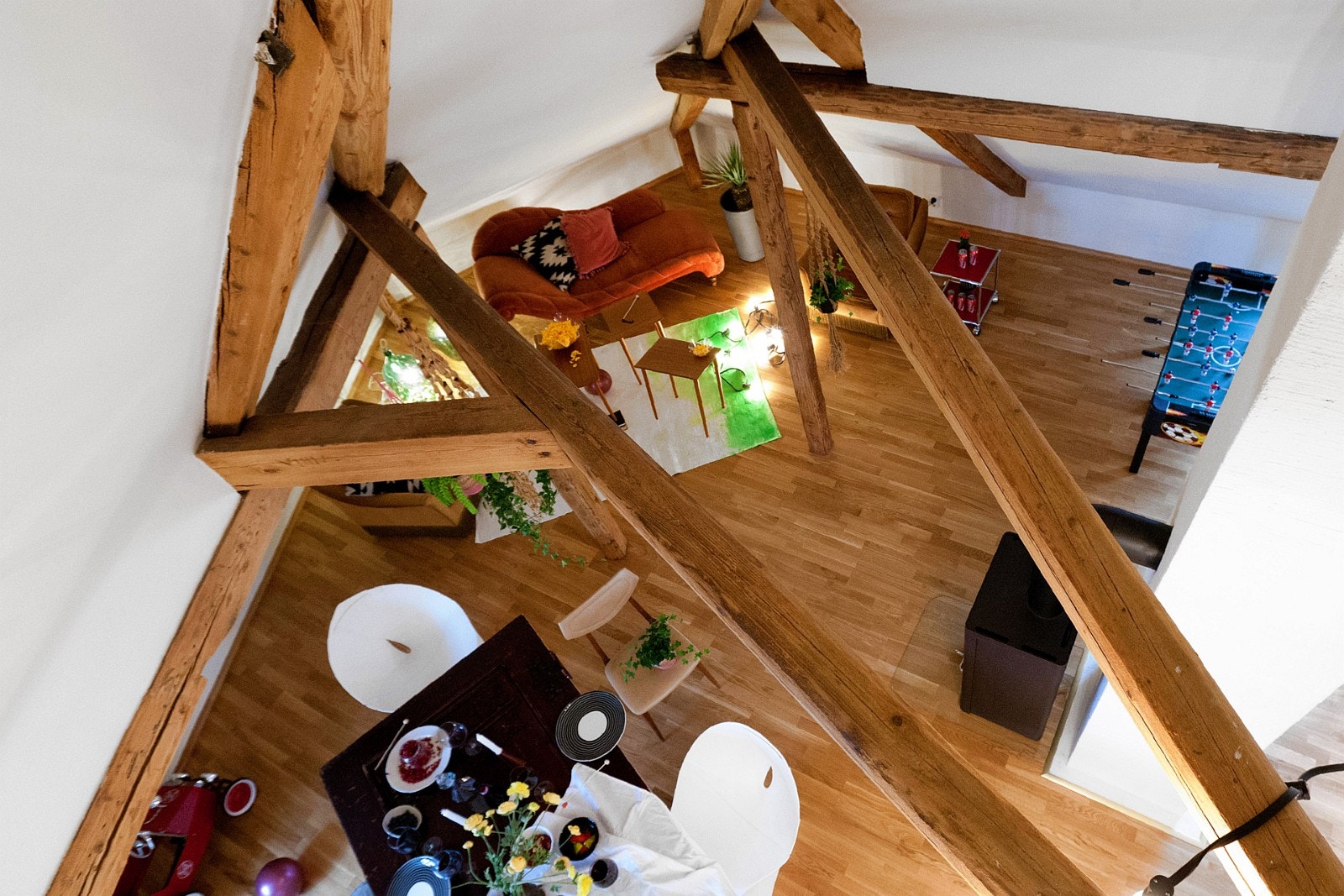 Det som danner mønsteret. Det du ser. Når du ser opp. Galleribilde