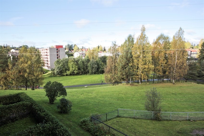 Utsikt fra balkong Galleribilde