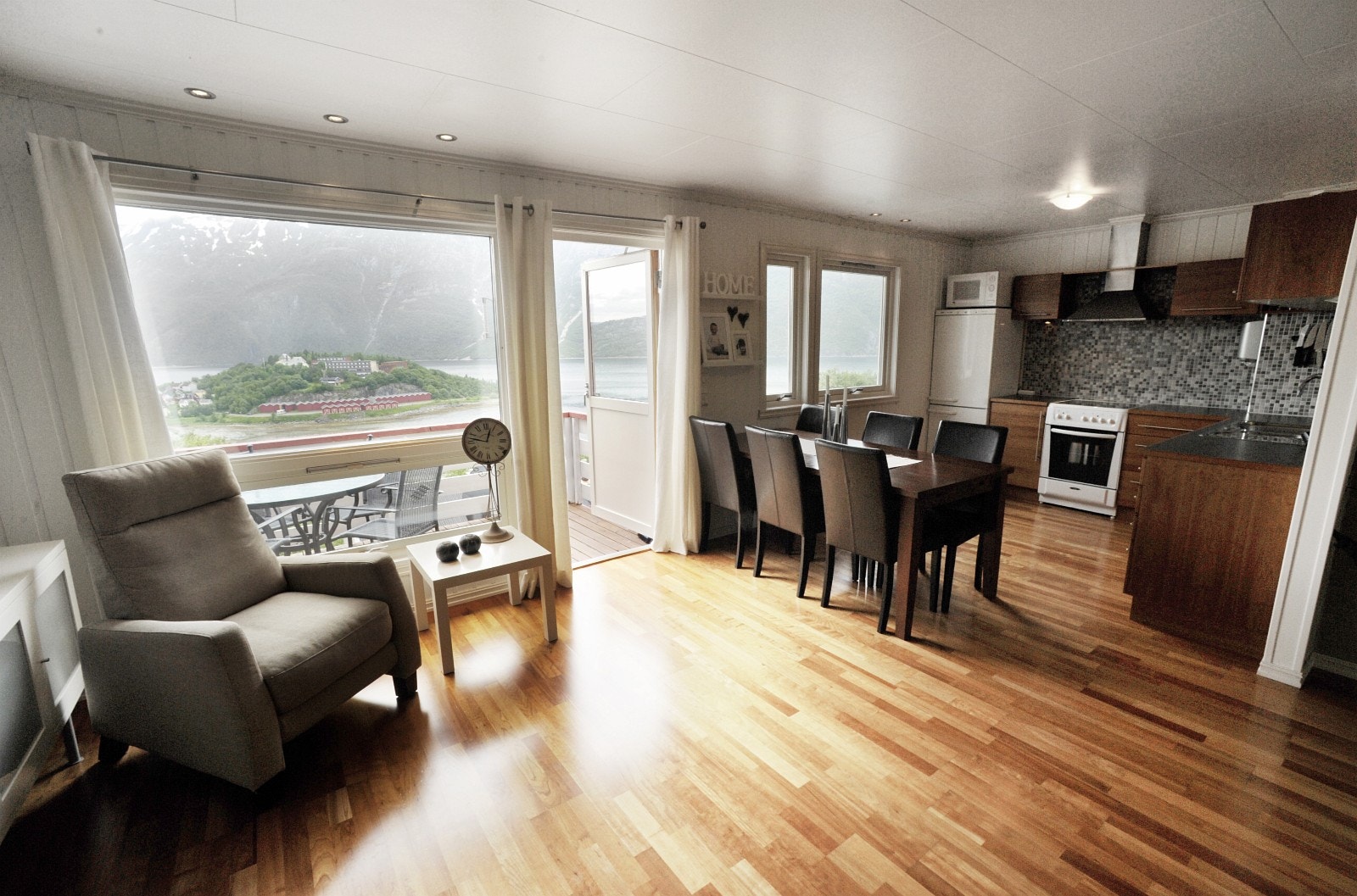 Stue med utsikt Galleribilde