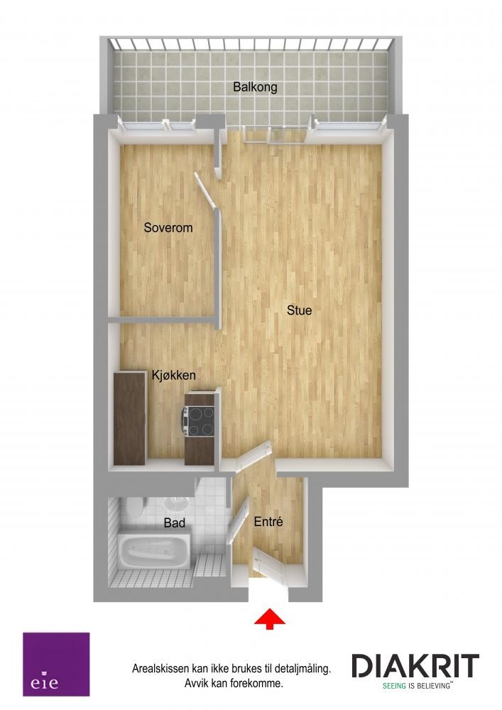 Plantegning Galleribilde