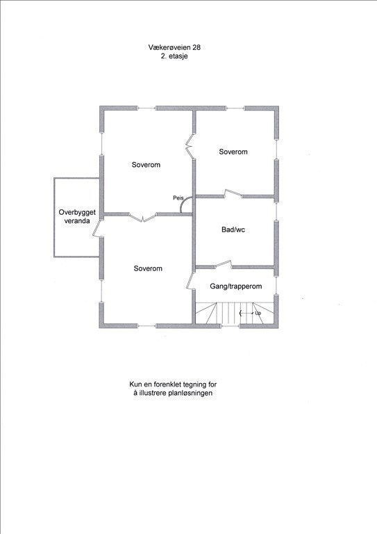 Plantegning 2. etasje. Galleribilde
