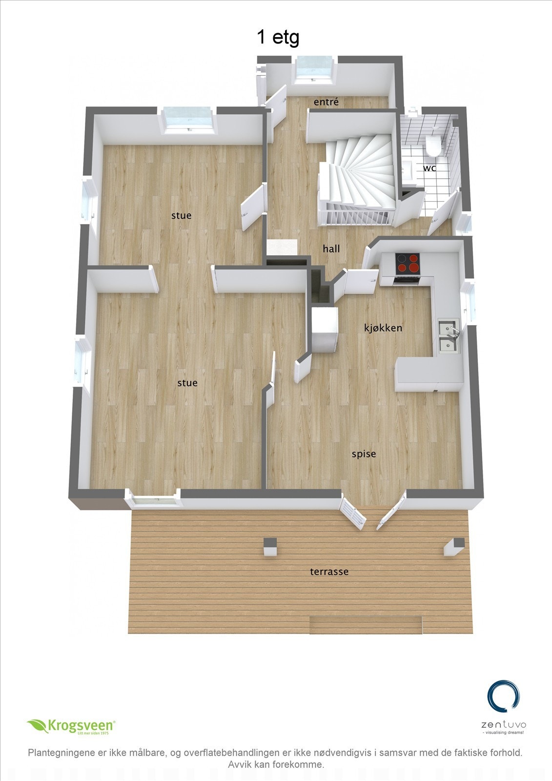 Plantegning Galleribilde