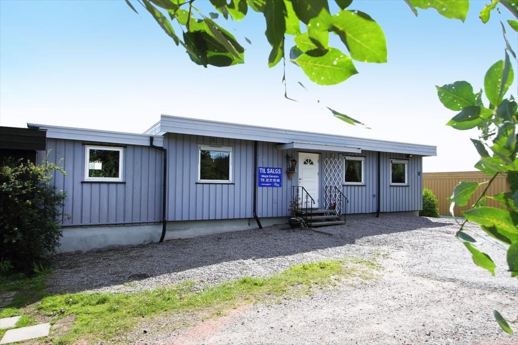 Fasade mot veien Galleribilde