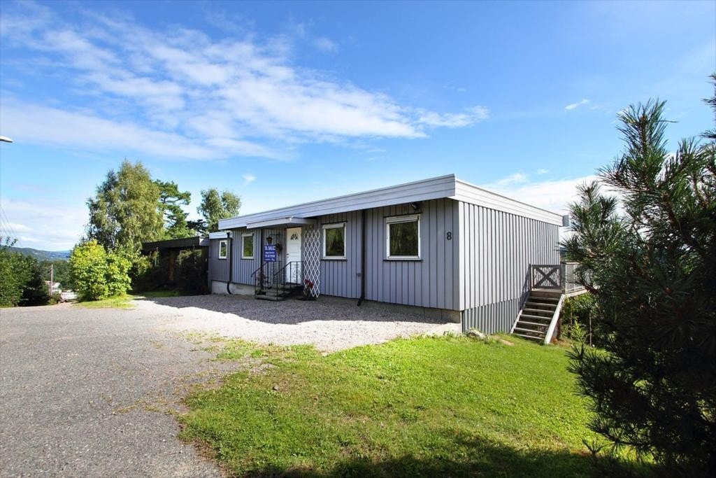 Fasade mot veien Galleribilde