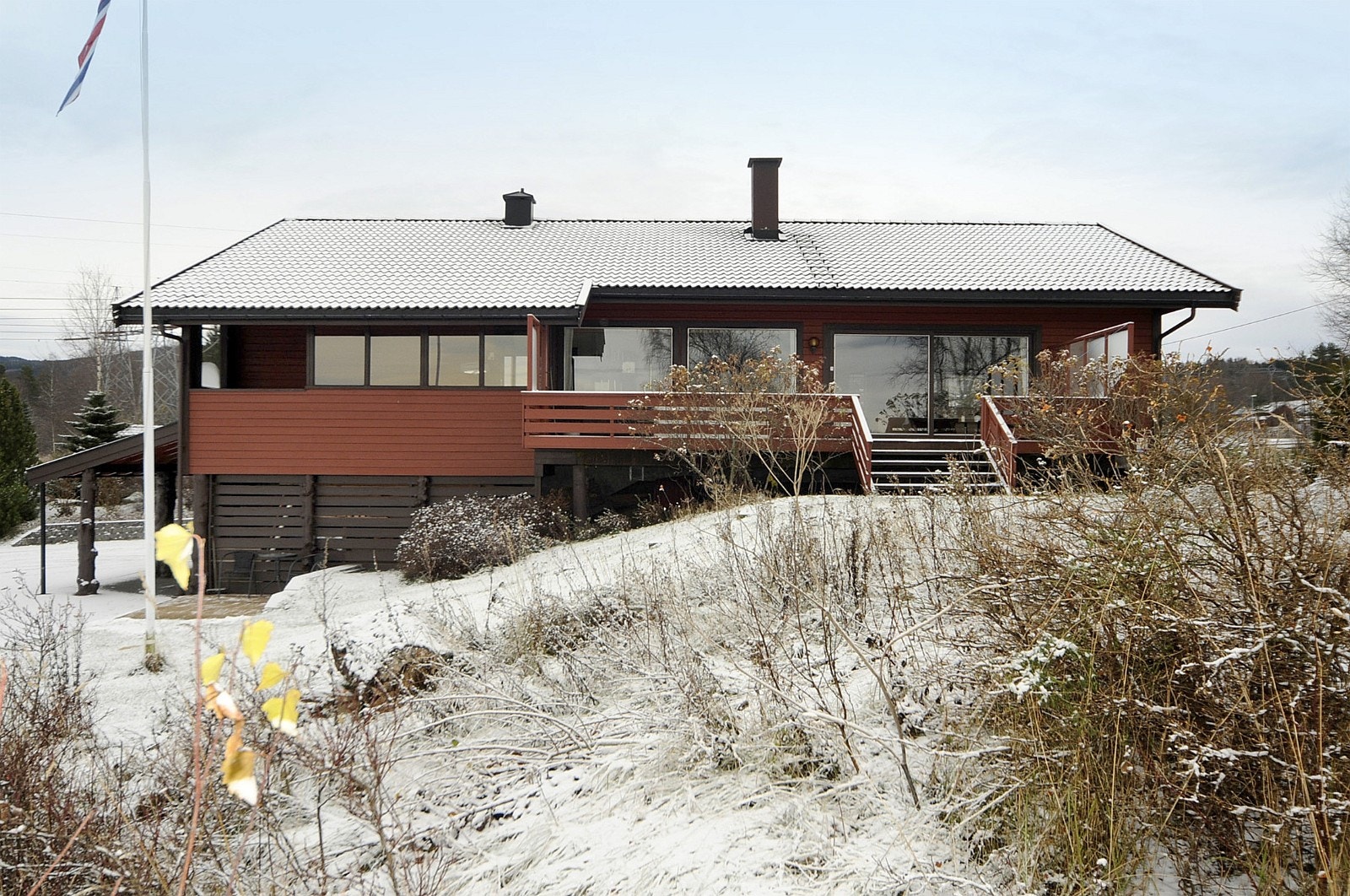 Fasade mot vest Galleribilde