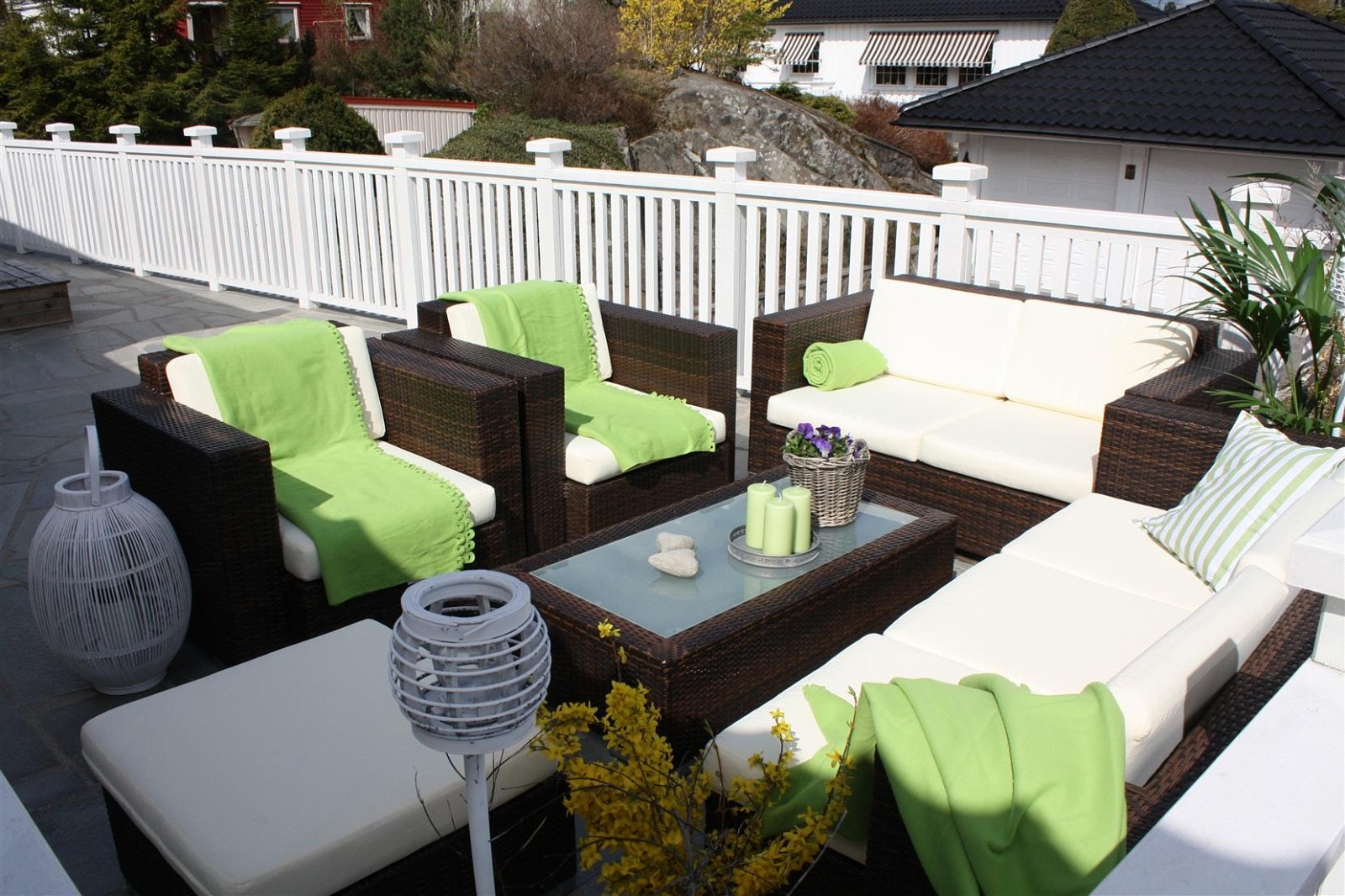 Plattingen på husets fremside. Galleribilde