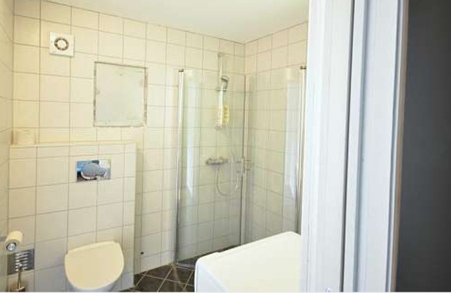 Bad m/vaskemaskin Galleribilde