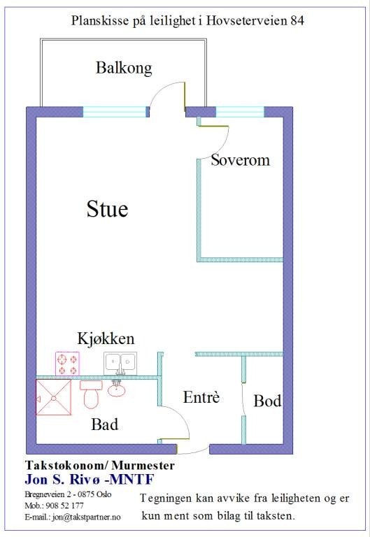 Plantegning Galleribilde