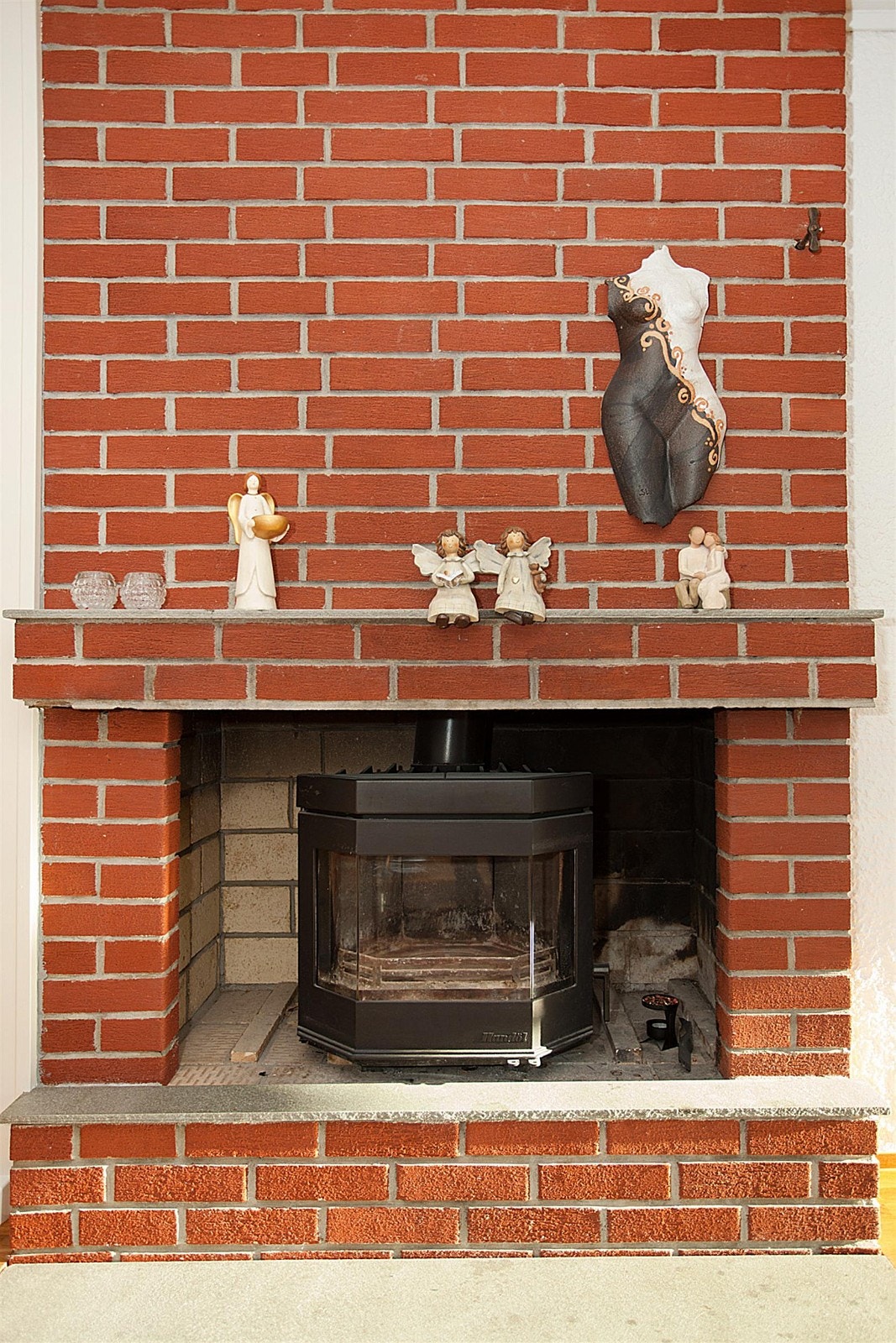 Detalj bilde av peis Galleribilde