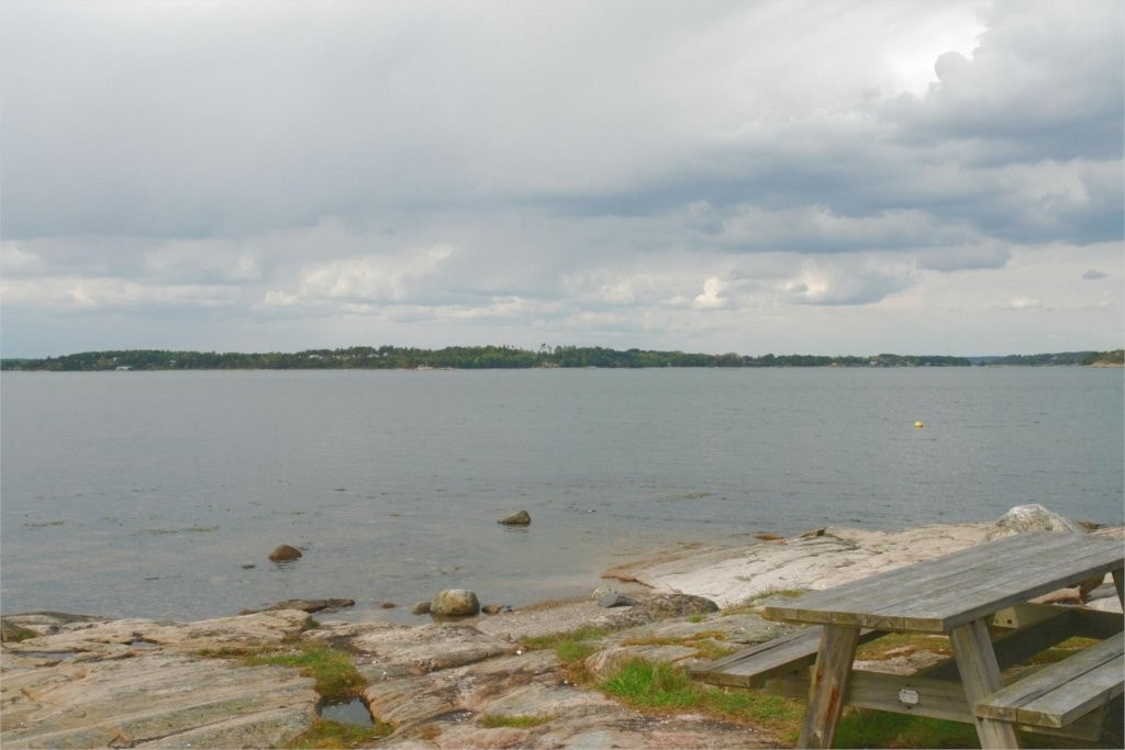 Fra området på vei ned til stranden Galleribilde